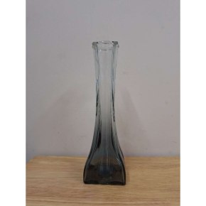 21cm Black Glass Vase, 60/Box