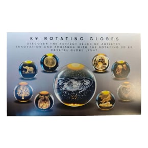 POS for K9 Globe Stair Display 16*26cm