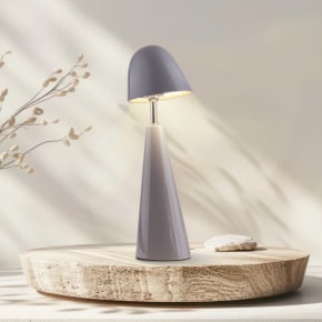 Hepburn Lamp 37cm - Light Grey