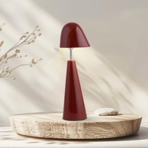 Hepburn Lamp 37cm - Wine Red