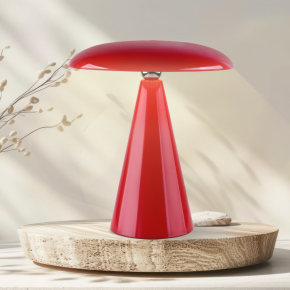 Mushroom Lamp 26cm - China Red