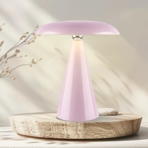 Mushroom Lamp 26cm - Purple