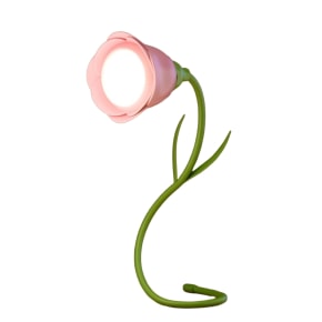 Rose Flower Stem Lamp - Pink