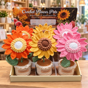 S-321 Assorted 6pcs+Display Stand