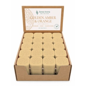 Golden Amber & Orange Wax Melt 14g, 80pcs per CDU