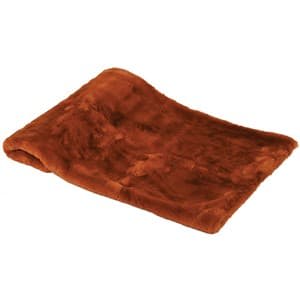 Coach House Burnt Amber Faux Fur Throw