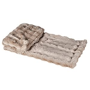 Lux Pearl Faux Fur Throw
