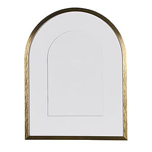 Small Gold Arched Frame
