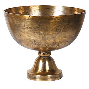 Distressed Gold Wine Cooler
