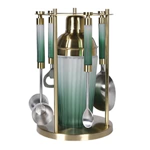 Celadon Brass Bar Caddy