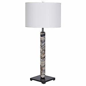 Marble Pillar Table Lamp