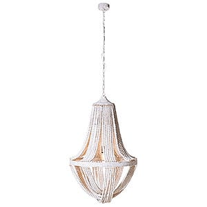 Large Wooden Beads Chandelier