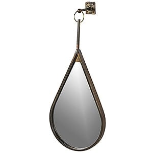 Teardrop Hanging Wall Mirror