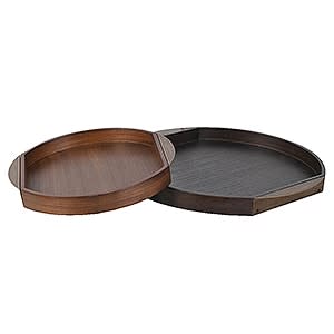Set of 2 Two Tone Busboy Trays