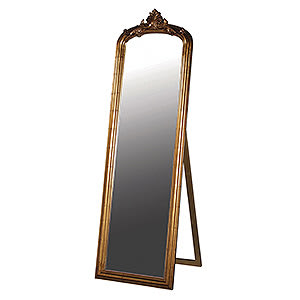 Antiqued Gold Dressing Mirror