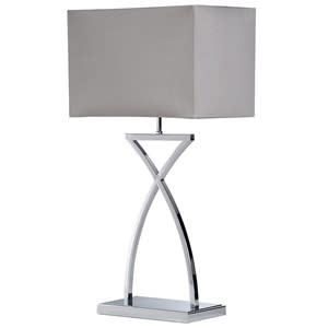 Coach House Cross Stem Lamp with Shade