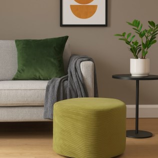 18552 Yellow Footstool