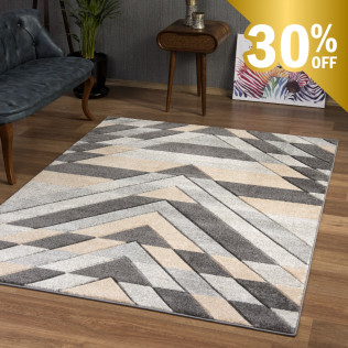 Asher Rug Grey-Beige