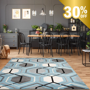 Elise Rug Blue-Grey