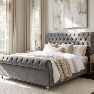 Kilkenny Grey Bed