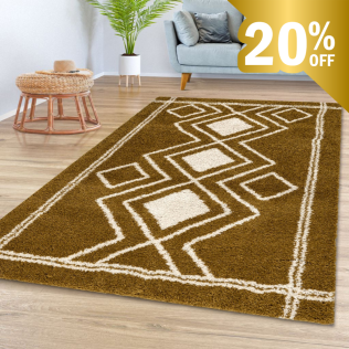 Ashton Rug - Mustard Cream 04