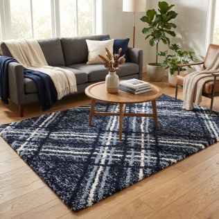 Blaze Rug - Navy Blue 02