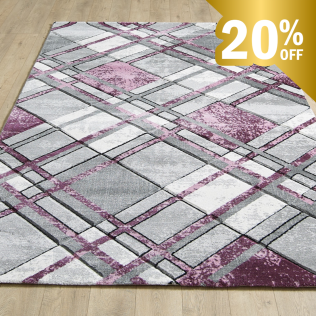 Accra Rug - Grey Lilac