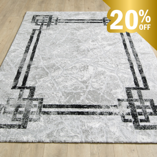 Alisa Rug - Grey Black