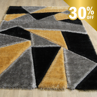 Pluton Rug - Grey Gold