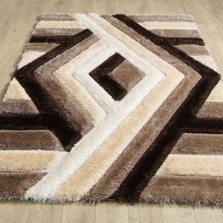 Saturn Rug - Beige Brown