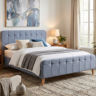 Ashley Sky Blue Bed
