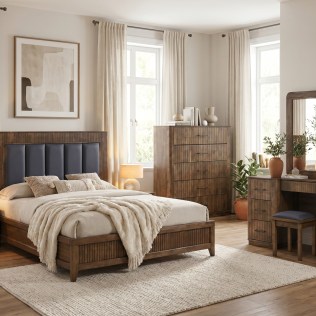 Vienna Bed ( Grey )