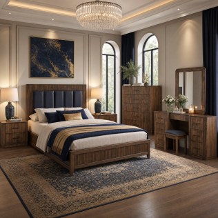 Vienna Bed ( Grey )