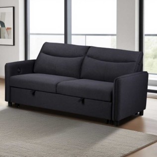 Sheila Dark Grey Sofabed (Eclipse)