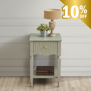Ritz Lamp Table - Olive Green