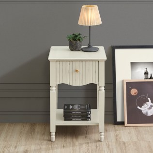 Ritz Lamp Table - Cream