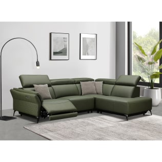 Milan Electric Corner Suite (Forest Green)