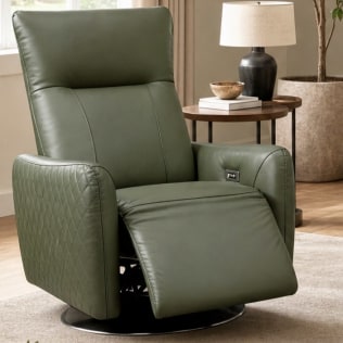 Monti Chair (Green Leather)