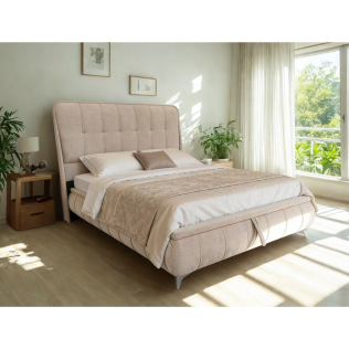 Limerick Beige Storage Bed