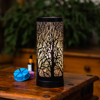 White - Black Aroma Lamp