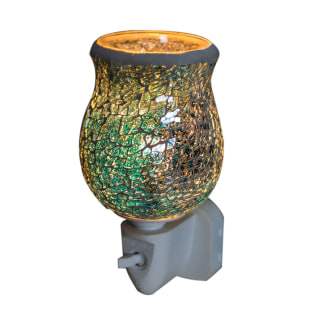 Turquoise Crackle Mosaic Warmer