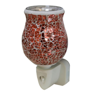 Rose Gold Crackle Mosaic Warmer