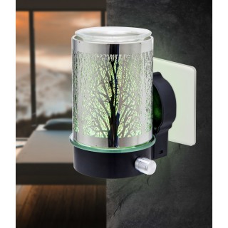 Tree Led Plug In Silver