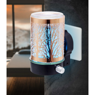 Tree Led Plug In Rose Gold