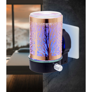 Tree Led Plug In Rose Gold