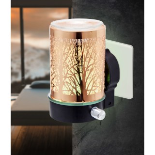 Tree Led Plug In Rose Gold