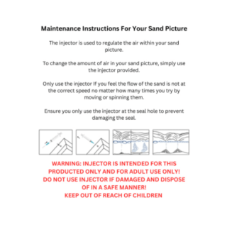 Moodscape Half Moon Gold-Blue LED Sand Pict