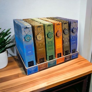 Incense Sticks wt Decorative Holder 6 Asstd Frag.