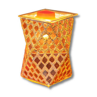 Rose Gold Moroccan Geometric Wax Warmer