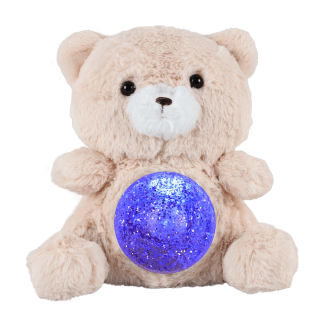 Biscuit The Teddy - Magic Belly wt Glitter Ball